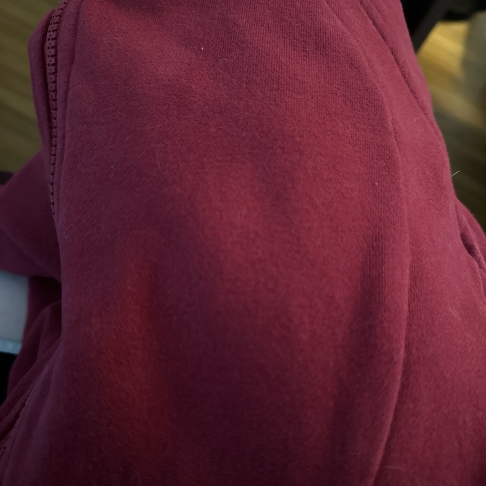 Maroon zip up Jacket - Picture 4 of 5